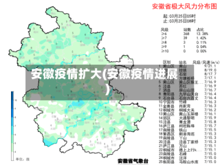 安徽疫情扩大(安徽疫情进展)
