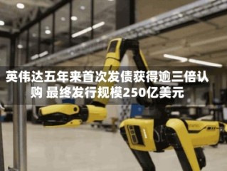 英伟达五年来首次发债获得逾三倍认购 最终发行规模250亿美元