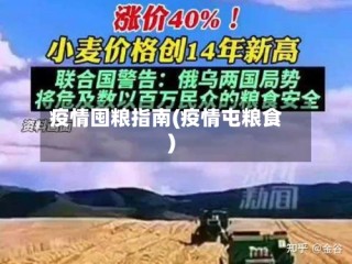 疫情囤粮指南(疫情屯粮食)