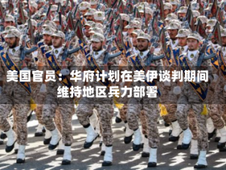 美国官员：华府计划在美伊谈判期间维持地区兵力部署