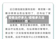 疫情治疗多久/疫情多久治愈