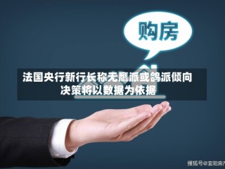 法国央行新行长称无鹰派或鸽派倾向 决策将以数据为依据