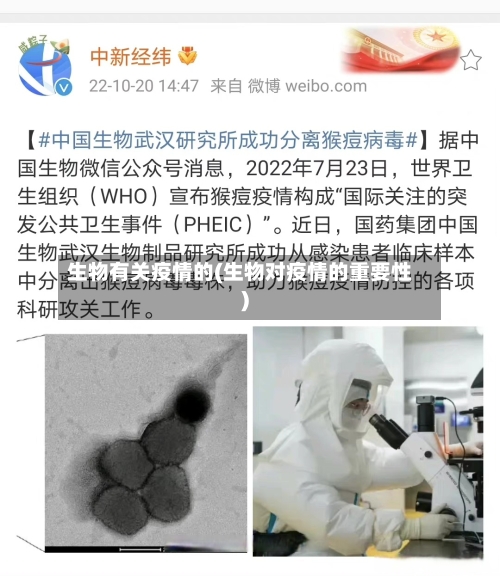 生物有关疫情的(生物对疫情的重要性)-第2张图片