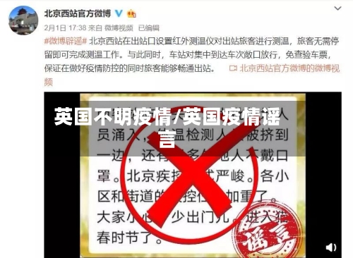 英国不明疫情/英国疫情谣言-第1张图片