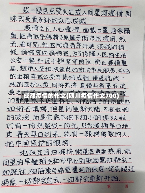 成都疫情的作文(四川疫情作文700)-第1张图片