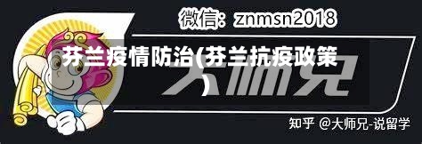 芬兰疫情防治(芬兰抗疫政策)-第1张图片