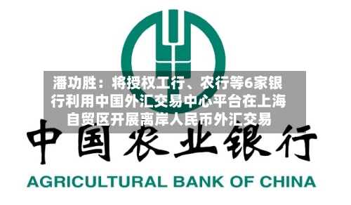 潘功胜：将授权工行、农行等6家银行利用中国外汇交易中心平台在上海自贸区开展离岸人民币外汇交易-第1张图片